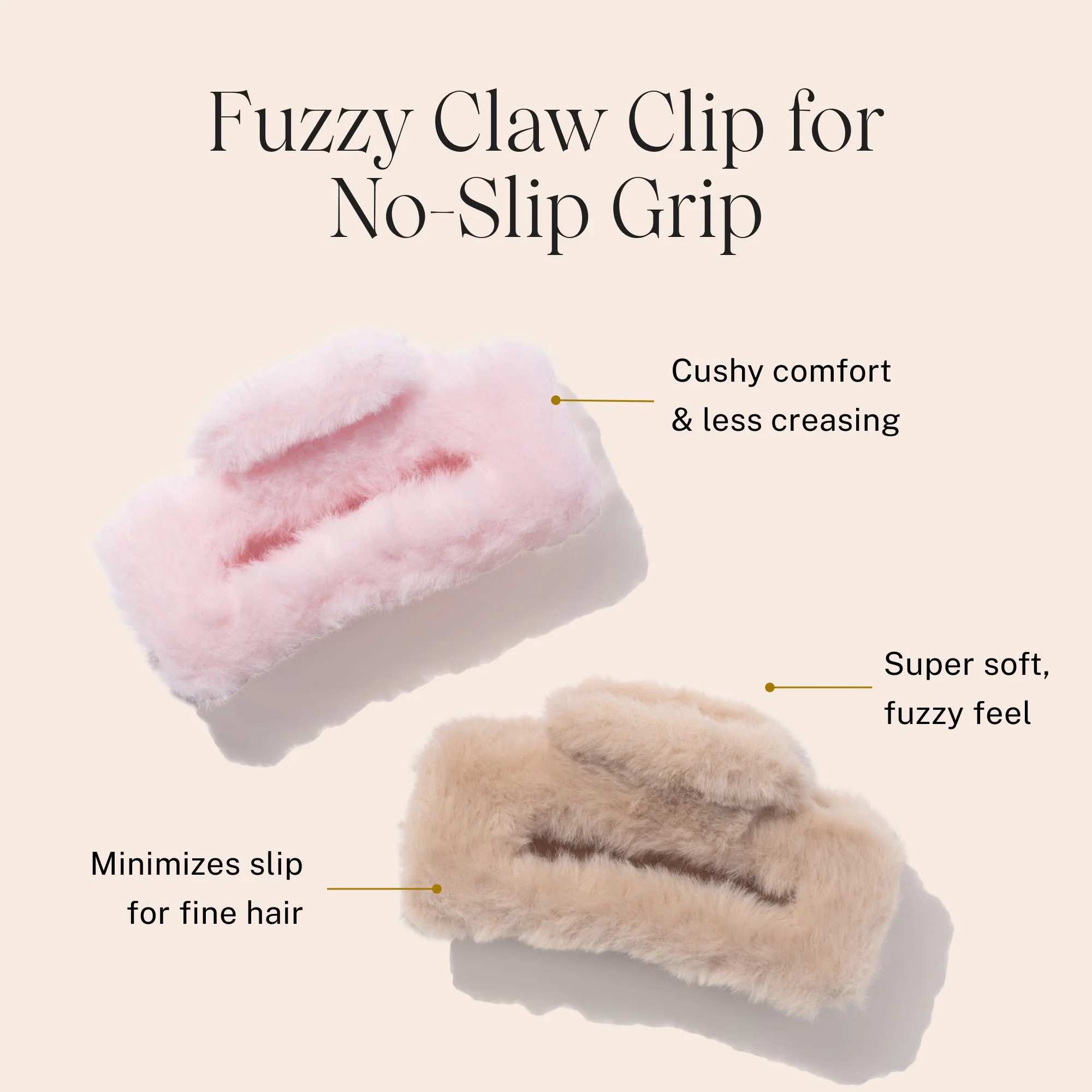 Fuzzy Claw Clip - Image 3